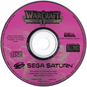 Warcraft II: The Dark Saga - Disc (Europe) - 1000x1000