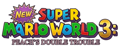 New Super Mario World 3: Peach's Double Trouble - Clear Logo (World) - 1586x672