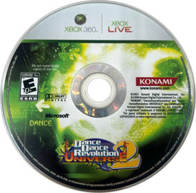Dance Dance Revolution Universe 2 - Disc (North America) - 1139x1122