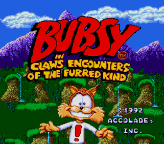 Bubsy in: Claws Encounters of the Furred Kind - Screenshot - Game Title (World) - 256x224