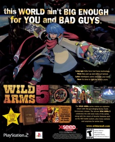 Wild Arms 5 - Advertisement Flyer - Front (United States) - 1776x2186