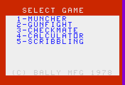 Muncher - Screenshot - Game Select (North America) - 352x240