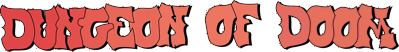 Dungeon of Doom - Clear Logo (North America) - 2400x313