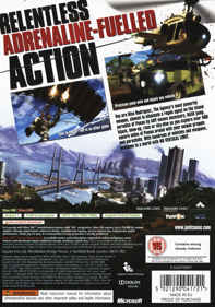 Just Cause 2 - Box - Back (United Kingdom) - 6035x8607