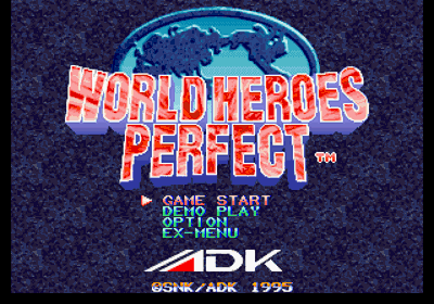 World Heroes Perfect - Screenshot - Game Title (Japan) - 320x224