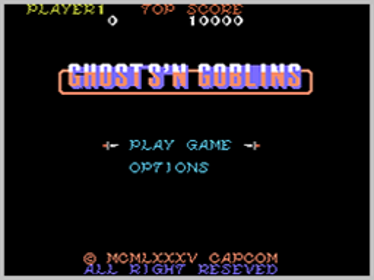 Ghosts 'n Goblins - Screenshot - Game Title (World) - 256x192