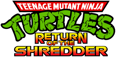 Teenage Mutant Ninja Turtles: The Hyperstone Heist - Clear Logo (Japan) - 1382x678