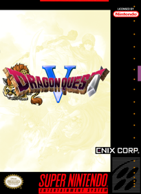 Dragon Quest V: Tenkuu no Hanayome - Fanart - Box - Front (North America) - 1534x2100