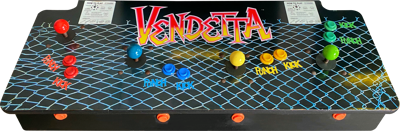 Vendetta - Arcade - Control Panel (United States) - 3784x1240