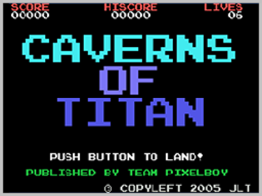 Caverns of Titan - Screenshot - Game Title (World) - 256x192