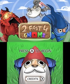 2 Fast 4 Gnomz - Screenshot - Game Title (North America) - 400x480