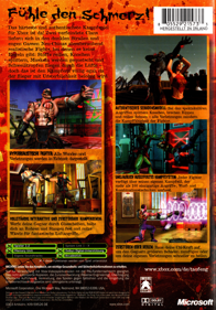Tao Feng: Fist of the Lotus - Box - Back (Germany) - 559x800