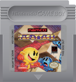 Pac-Attack - Cart - Front (North America) - 393x427