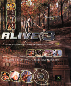 Dead or Alive 3 - Advertisement Flyer - Front (United States) - 1817x2200