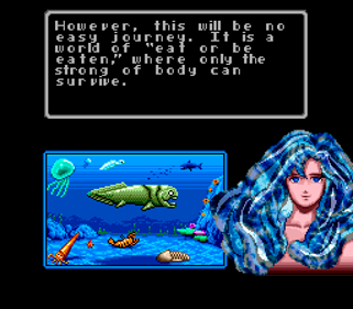 E.V.O.: Search for Eden - Screenshot - Gameplay (World) - 256x224
