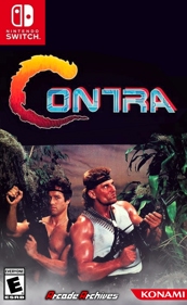 Arcade Archives: CONTRA - Box - Front (World) - 1172x1902