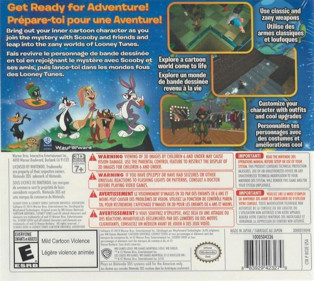 Scooby-Doo! & Looney Tunes Cartoon Universe: Adventure - Box - Back (Canada) - 1025x916