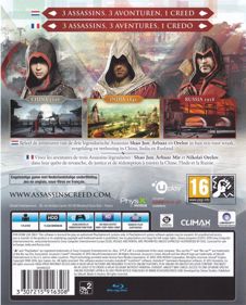 Assassin's Creed Chronicles - Box - Back (Europe) - 644x800