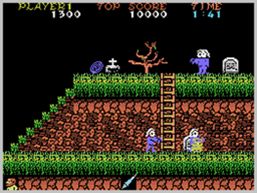 Ghosts 'n Goblins - Screenshot - Gameplay (World) - 256x192