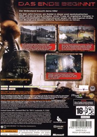 Terminator: Salvation - Box - Back (Germany) - 592x837