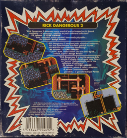 Rick Dangerous 2 - Box - Back (Europe) - 2063x2256