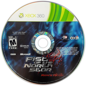 Fist of the North Star: Ken's Rage - Disc (North America) - 1511x1511