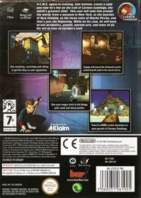 Carmen Sandiego: The Secret of the Stolen Drums - Box - Back (Europe) - 483x680
