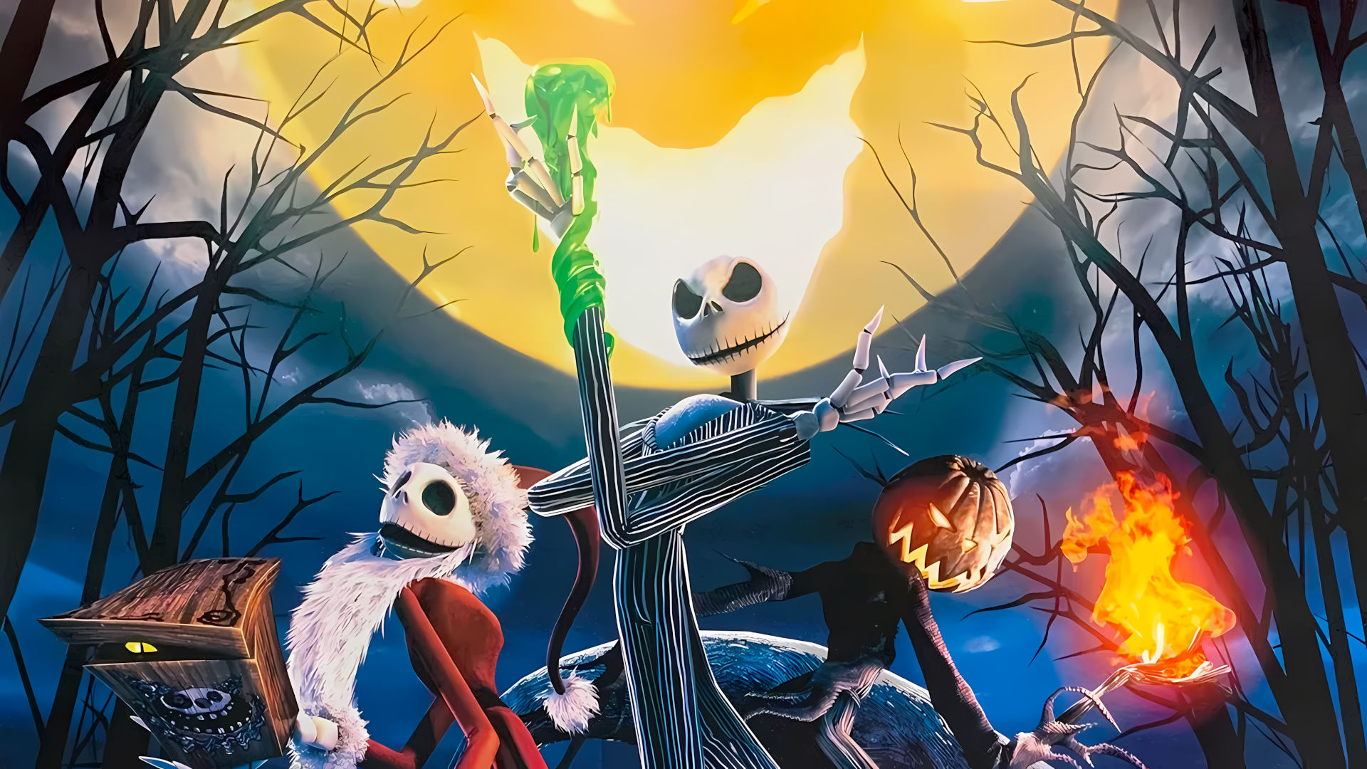 Illustration of Tim Burton's The Nightmare Before Christmas: Oogie's Revenge