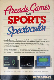 Arcade Games and Sports Spectacular - Box - Back (North America) - 675x1000