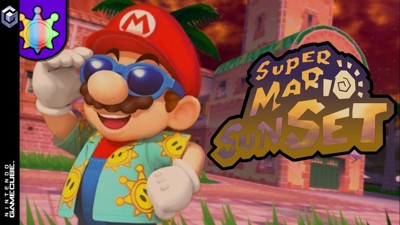 Super Mario Sunset - Fanart - Box - Front (World) - 1280x720