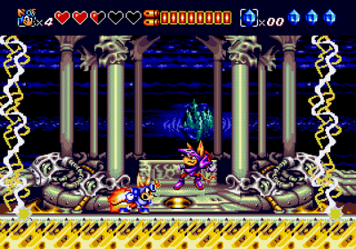 Sparkster - Screenshot - Gameplay (World) - 640x448