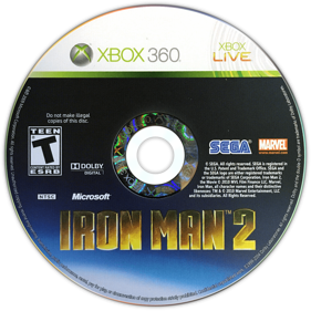 Iron Man 2 - Disc (North America) - 1085x1085