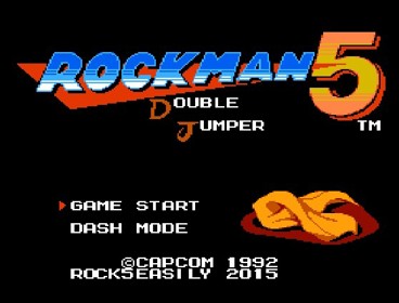 Rockman 5: Double Jumper - Screenshot - Game Title (World) - 558x425
