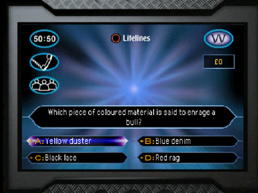 Who Wants to Be a Millionaire - Screenshot - Gameplay (Europe) - 640x480