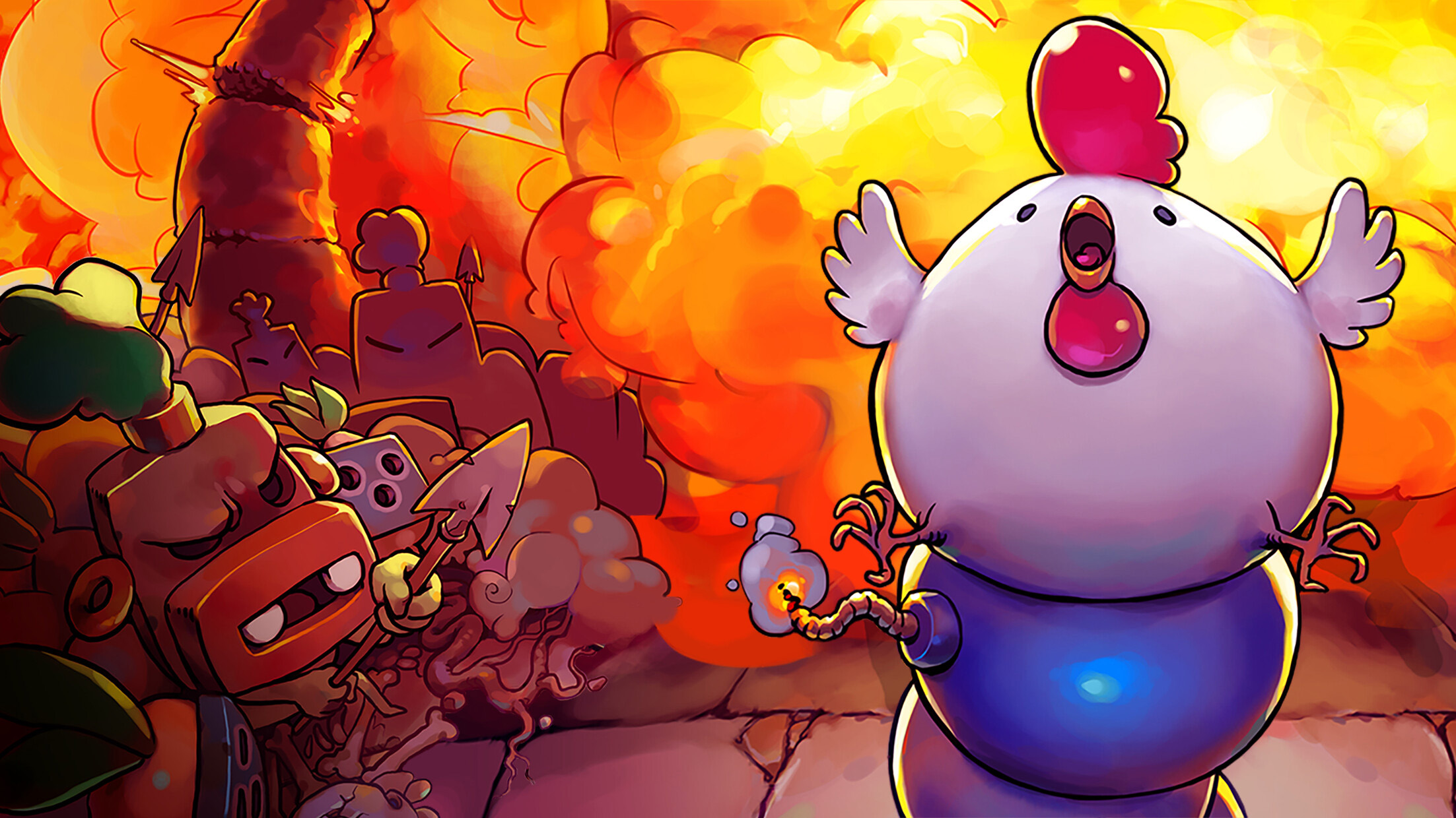 Illustration of Bomb Chicken