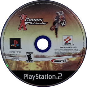 ESPN X Games Skateboarding - Disc (North America) - 898x897