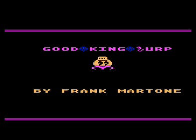 Good King Zurp - Screenshot - Game Title (North America) - 336x240