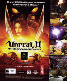 Unreal II: The Awakening - Advertisement Flyer - Front (United States) - 1904x2289