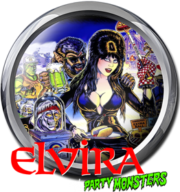 Elvira and the Party Monsters - Fanart - Cart - Front (World) - 877x938