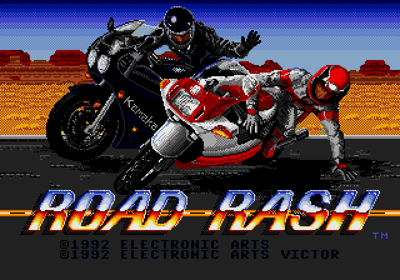 Road Rash - Screenshot - Game Title (Japan) - 640x448