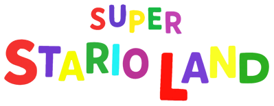 Super Stario Land - Clear Logo (World) - 1502x584