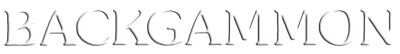 Backgammon - Clear Logo (France) - 400x54