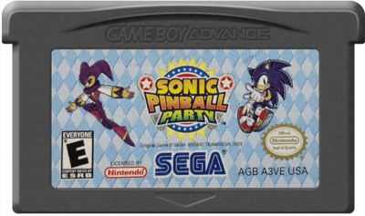 Sonic Pinball Party - Cart - Front (North America) - 594x352
