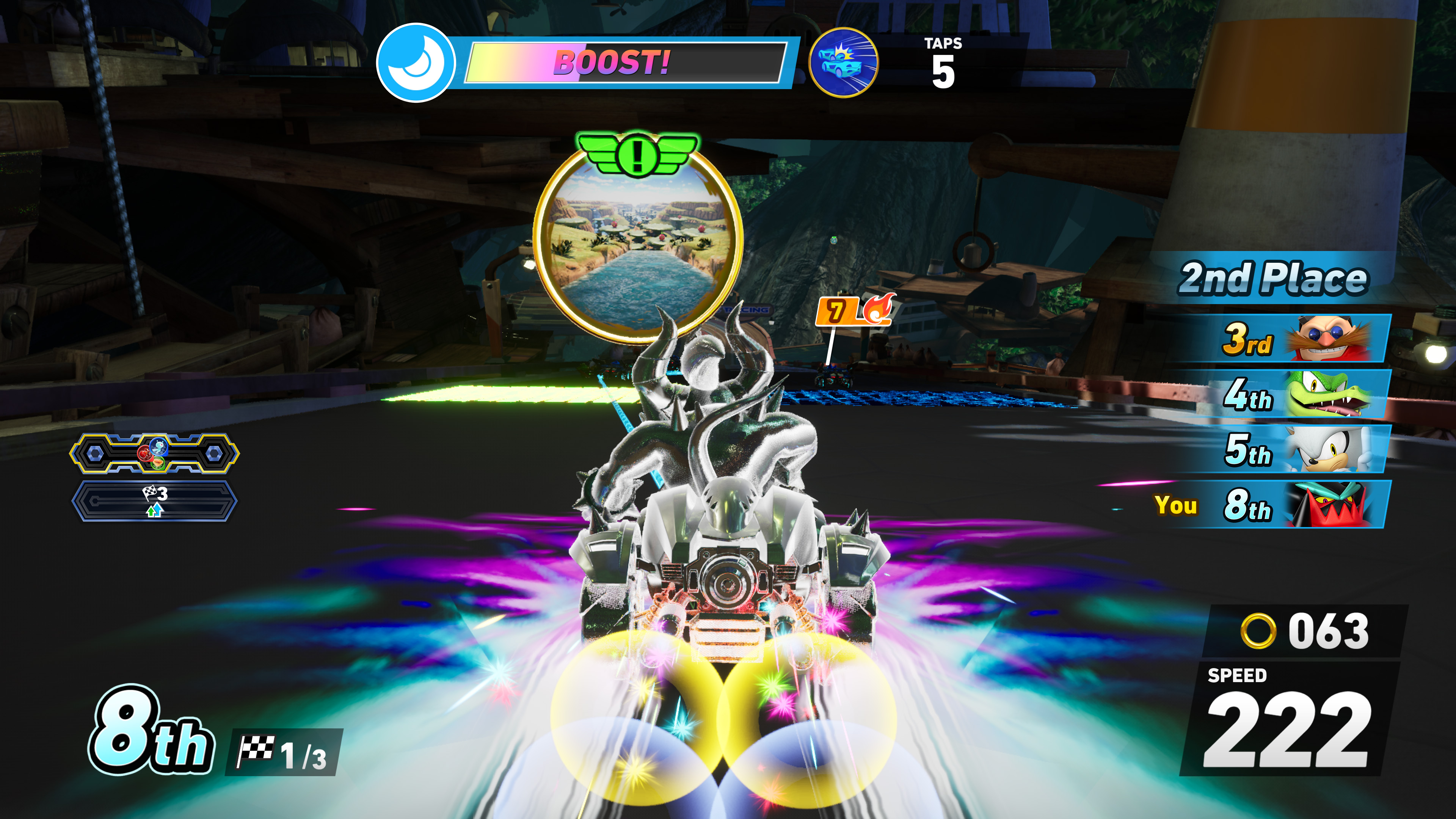 Illustration of Sonic Racing: CrossWorlds