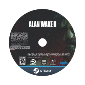 Alan Wake II - Fanart - Disc (World) - 500x500