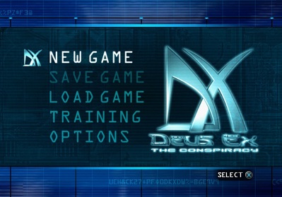 Deus Ex: The Conspiracy - Screenshot - Game Title (North America) - 640x447