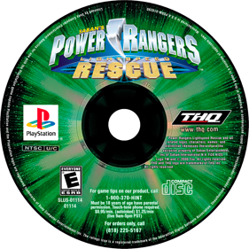 Power Rangers: Lightspeed Rescue - Disc (North America) - 2500x2500