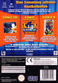 Sonic Gems Collection - Box - Back (Germany) - 792x1123