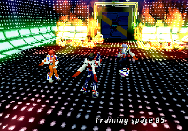Illustration of Burning Rangers