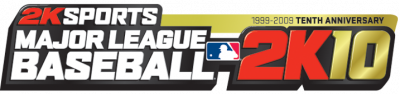 Major League Baseball 2K10 - Clear Logo (North America) - 400x94
